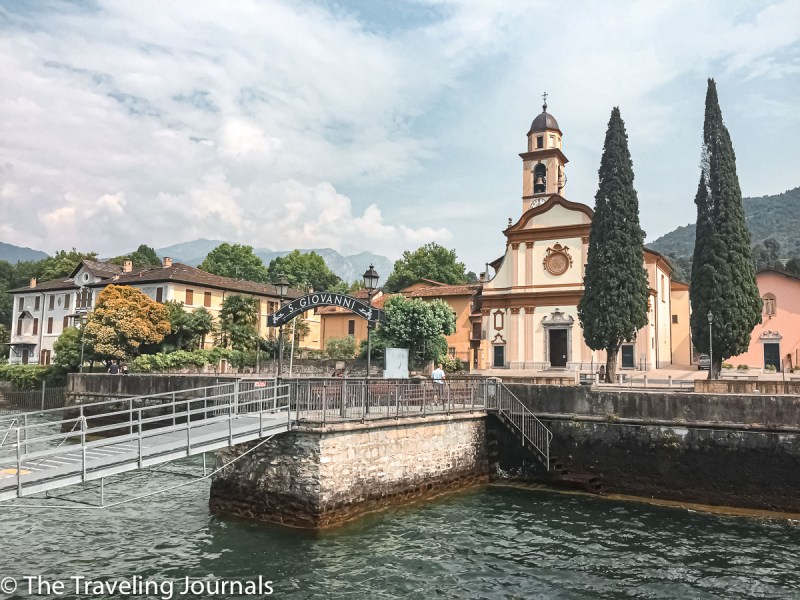 View of San Giovanni, Lake Como from the Ferry Vista de San Giovanni desde el Ferry