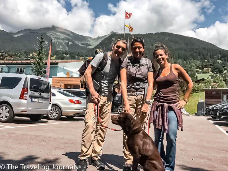 friends in switzerland, amigos en Suiza,