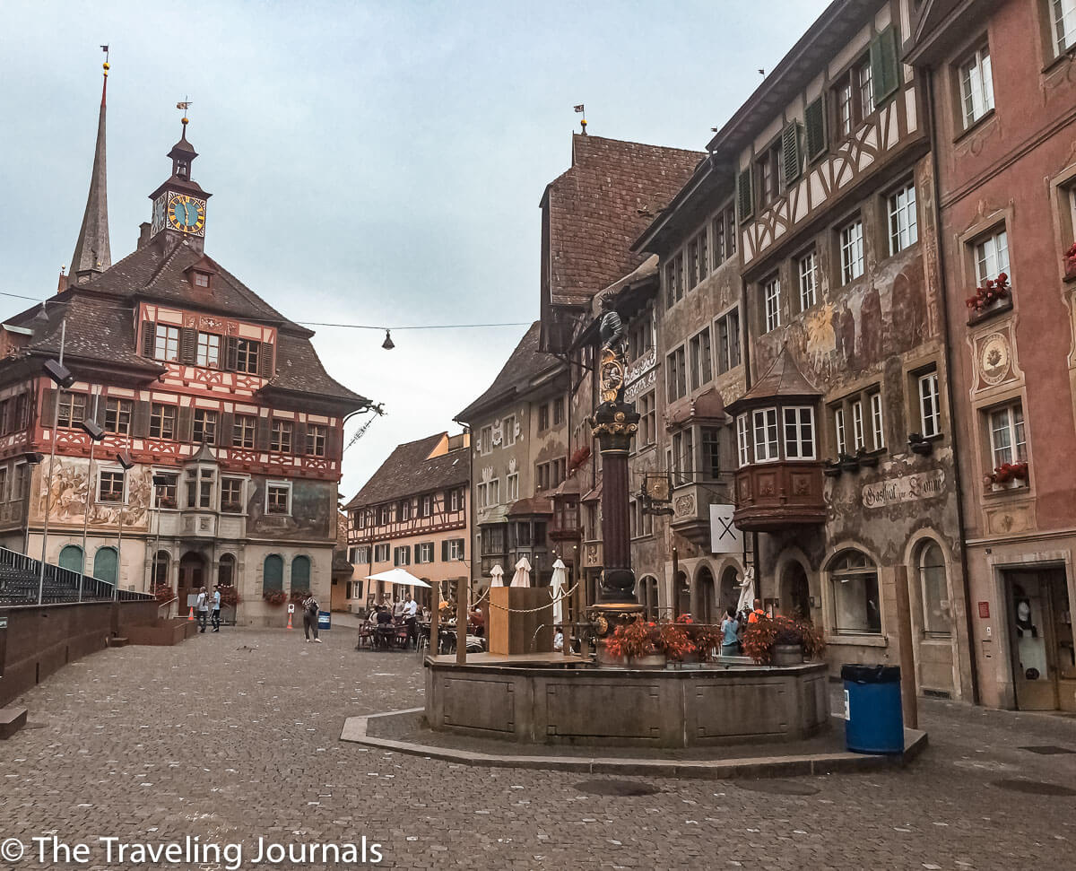 Stein Am Rhein, city in Switzerland, medical town of Stein Am Rhein, pueblo medievalStein Am Rhein, ciudad en Suiza