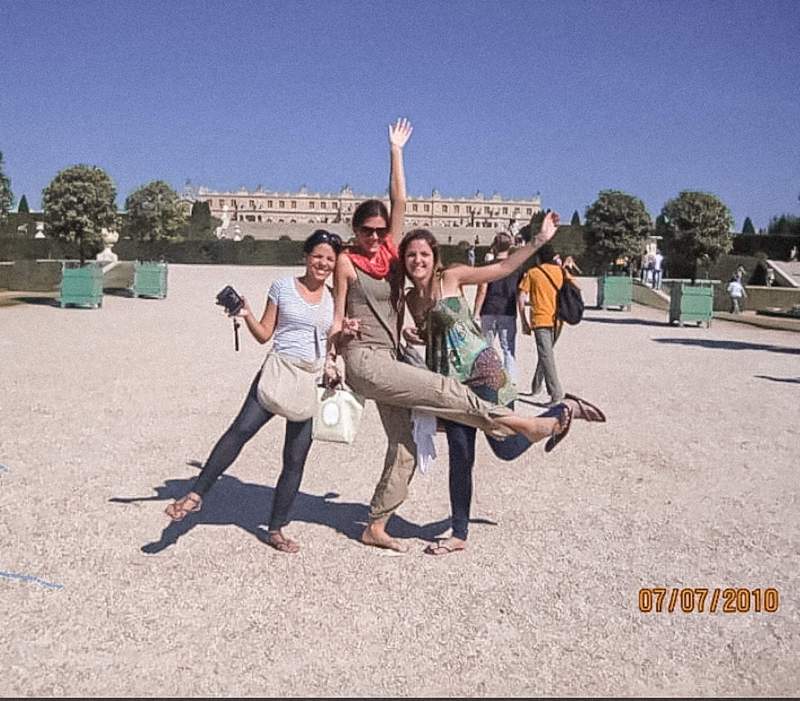 Girls in Paris, Chicas en Paris, Verano en el Palacio de Versailles, Summer in Versailles,